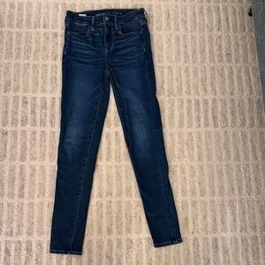 American Eagle Outfitters Dark Blue Skinny Jeans